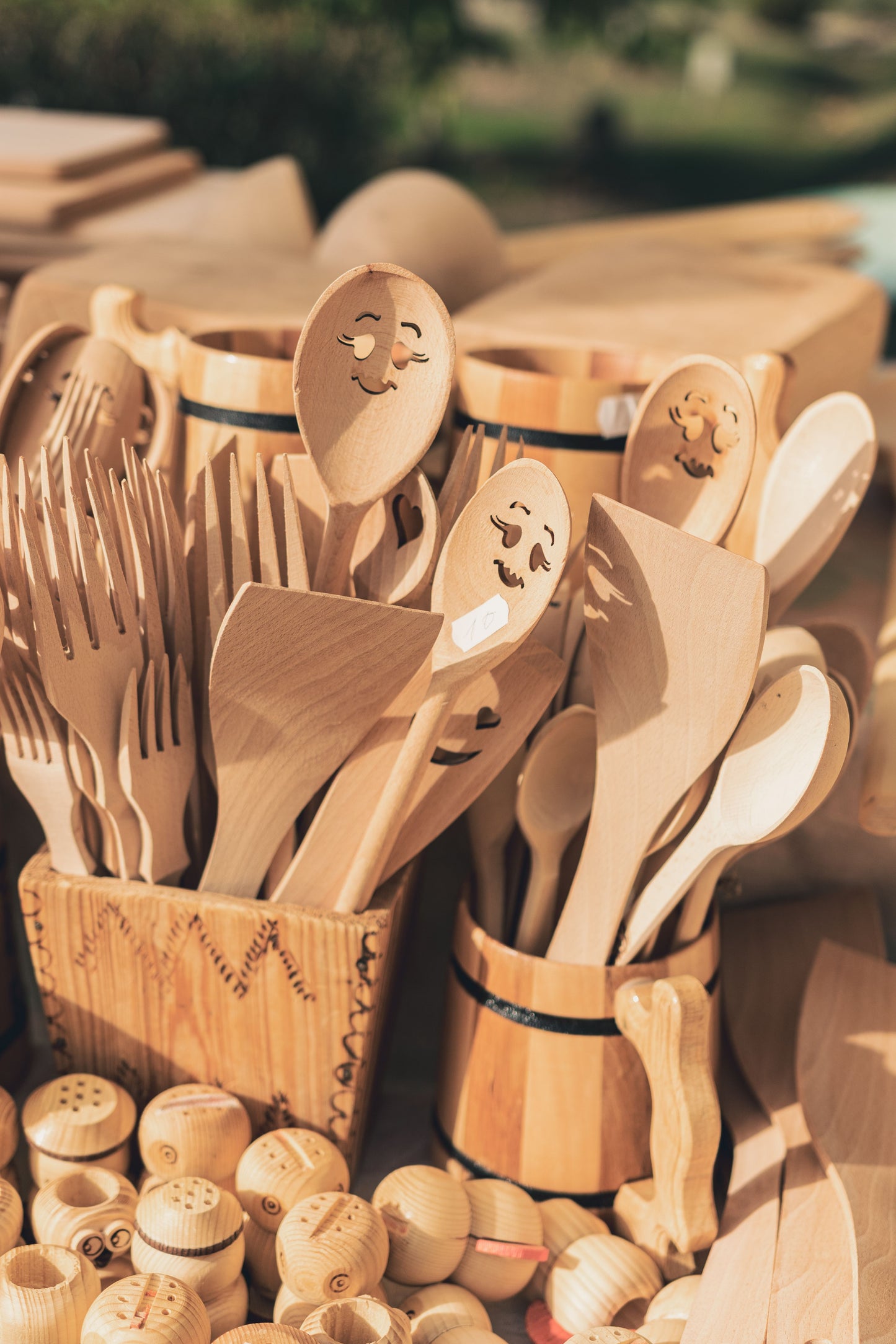Premium Wooden Kitchen Utensil Set