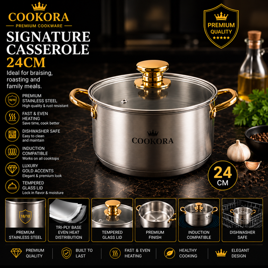Cookora Signature Casserole – 24cm
