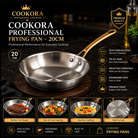 Cookora Professional Frying Pan – 20cm